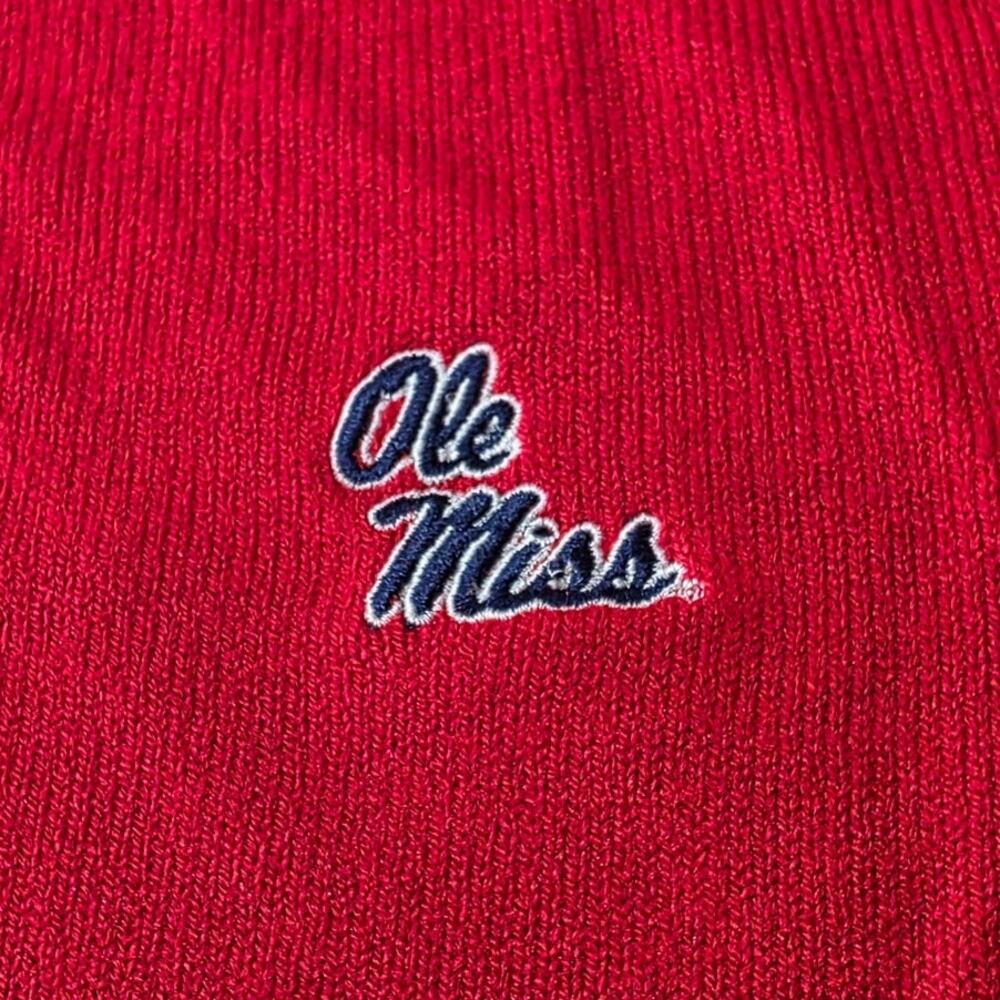 Ole Miss Mississippi Rebels 1/4 quarter zip long sleeve sweater - XL